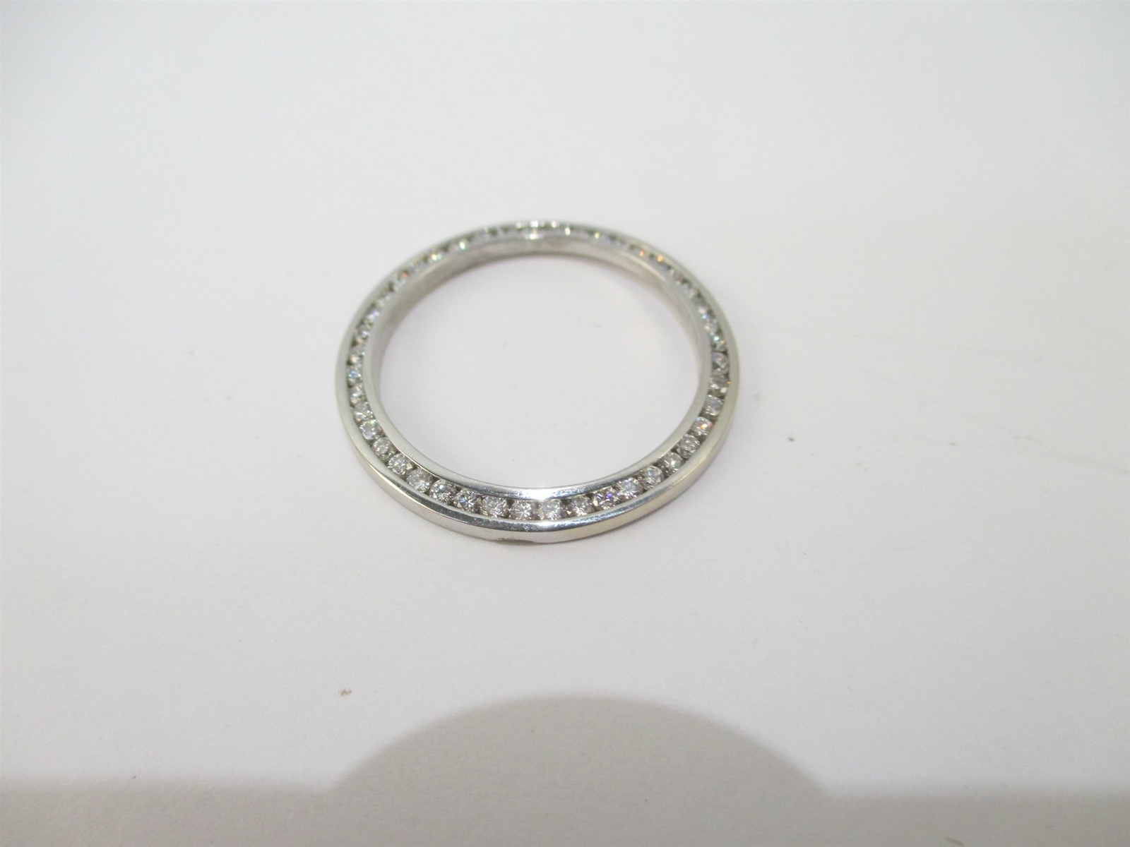 Aftermarket 14k White Gold & 1.0 Ct TCW Diamonds Bezel For Datejust 26.75mm