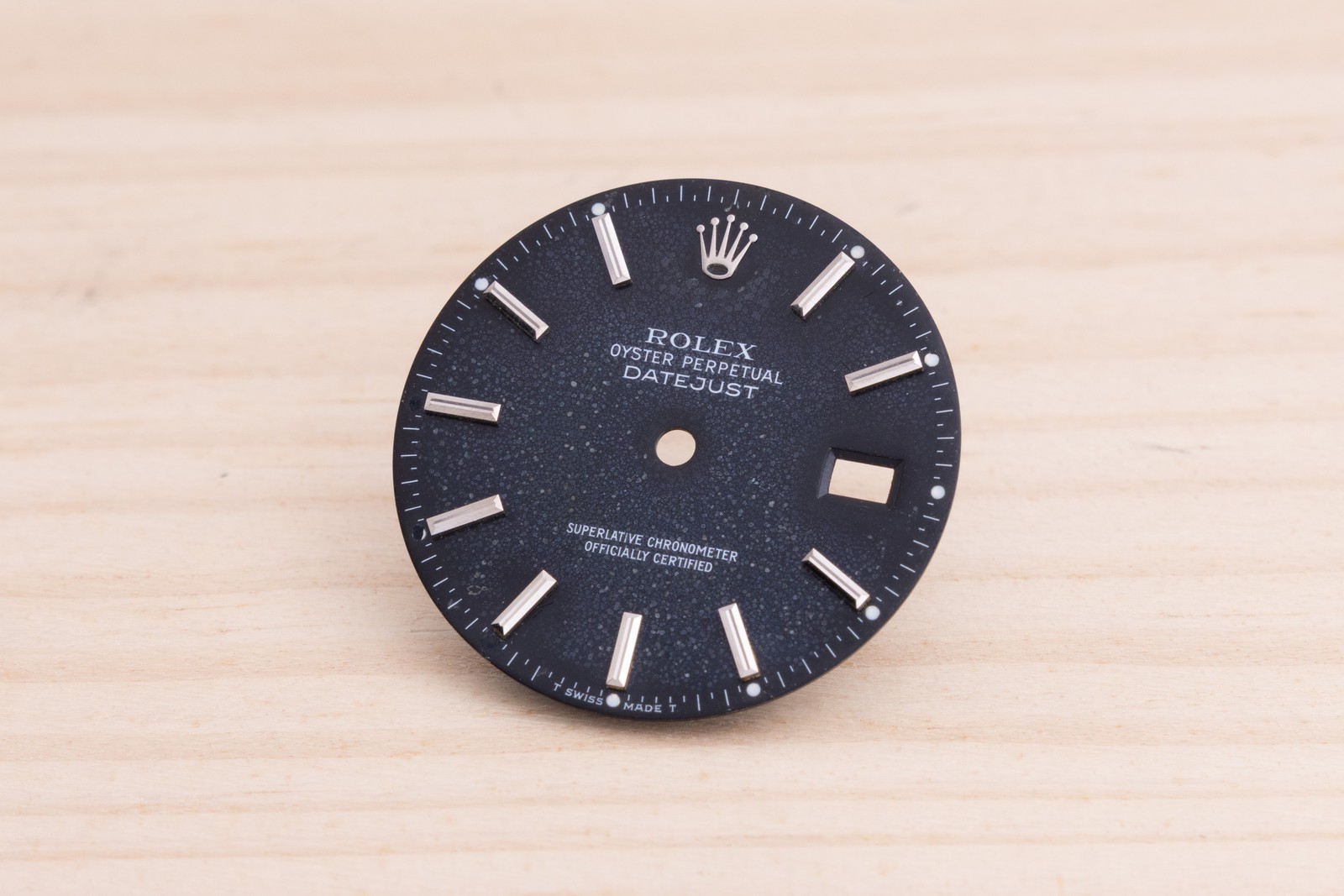 Rolex Datejust Black Spotted Stick Dial for 16014 – 16234 FCD28262