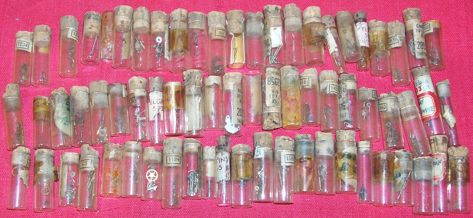 Wrist Watch Repair Parts Swartchild Elgin Vintage Swiss Watchmaker Assortment