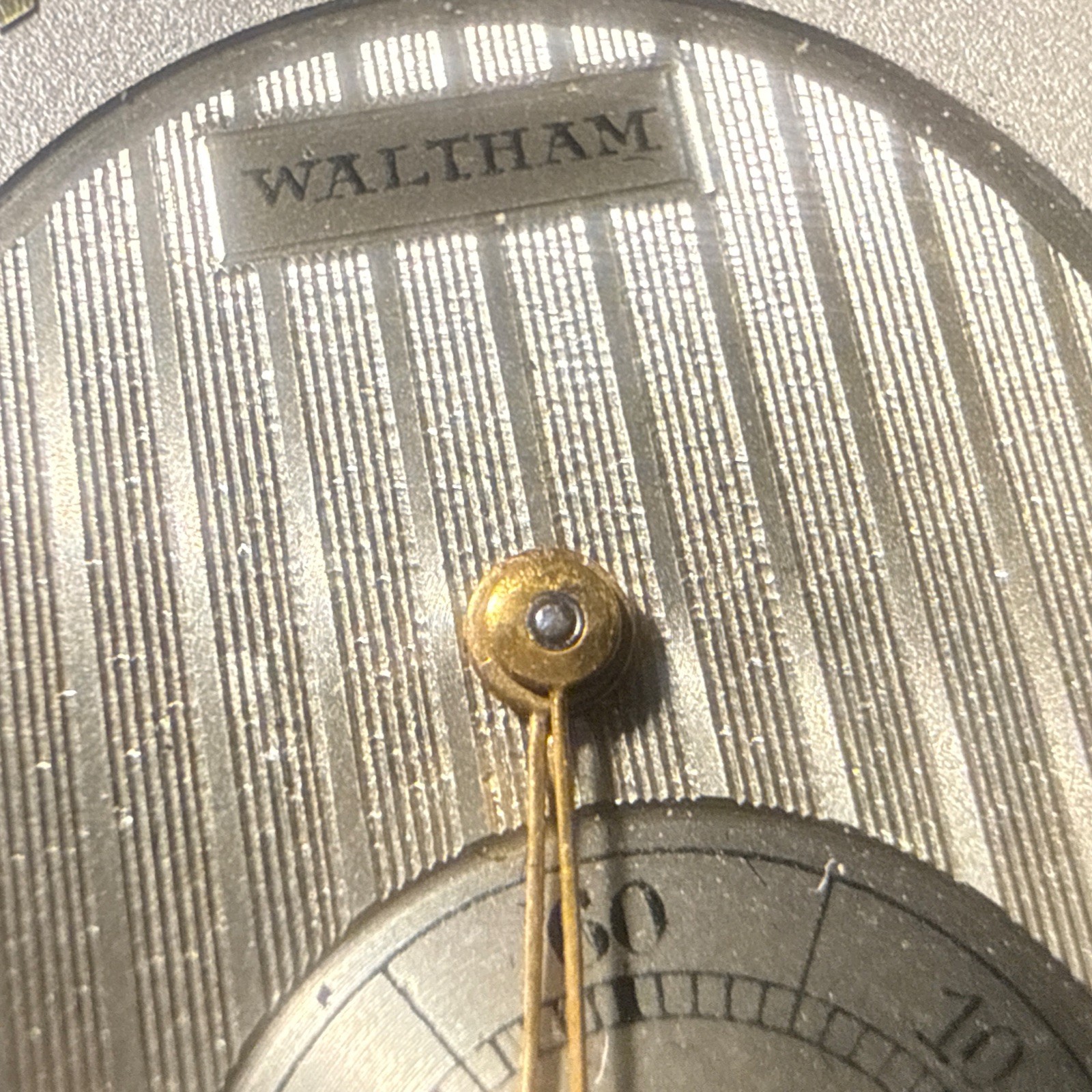 Vintage Waltham 17J Model 1894 Grade 225 Watch Movement With Dial Parts/Repair