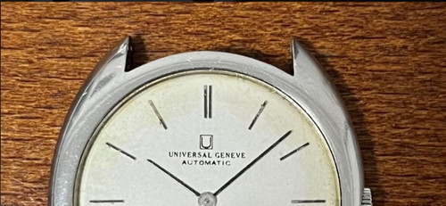 Universal Geneve White Shadow Cal.66 Automatic Vintage Men’s Watch Working