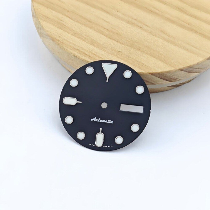 New No/S Logo NH35 Dial 28.5mm Blue SK007 Fits NH34/35/36 Movement Watch Parts