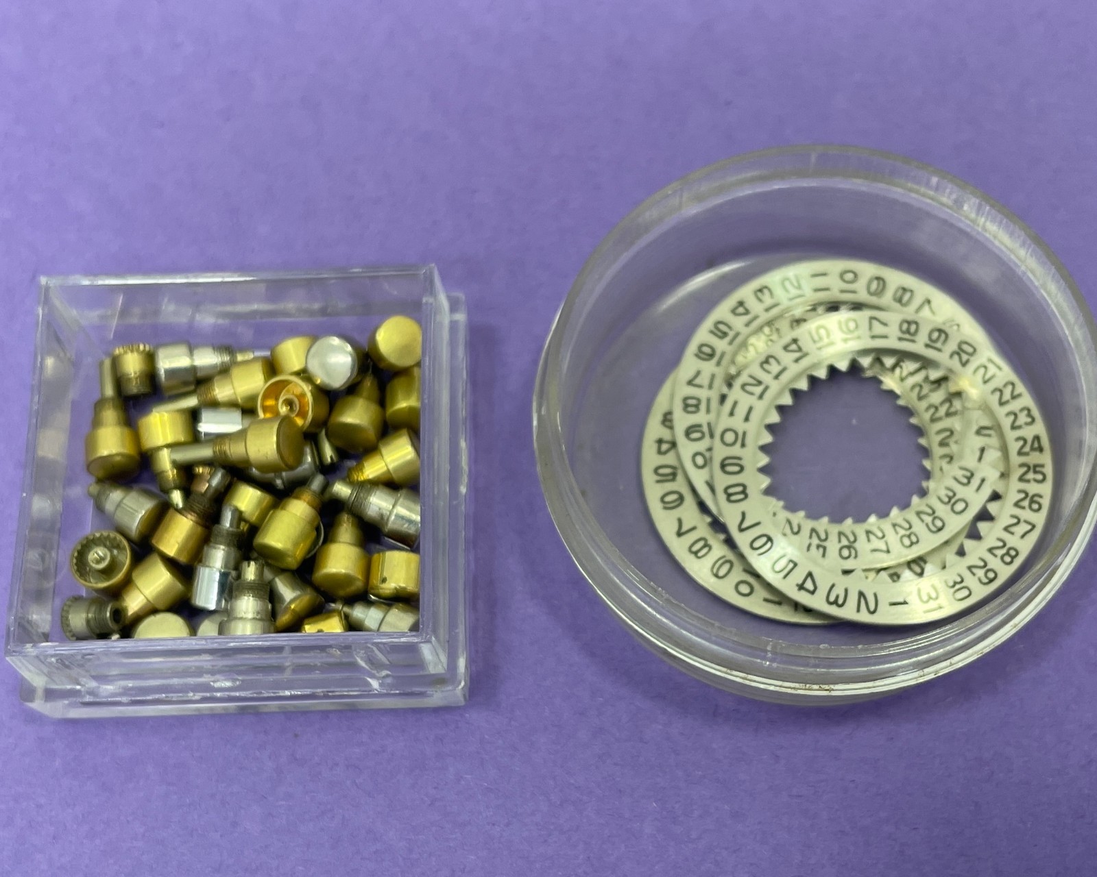 LOT OF SEIKO PARTS WHEEL HANDS DIALS CRYSTALS NOS & USED CONDITION SHIP FROM USA
