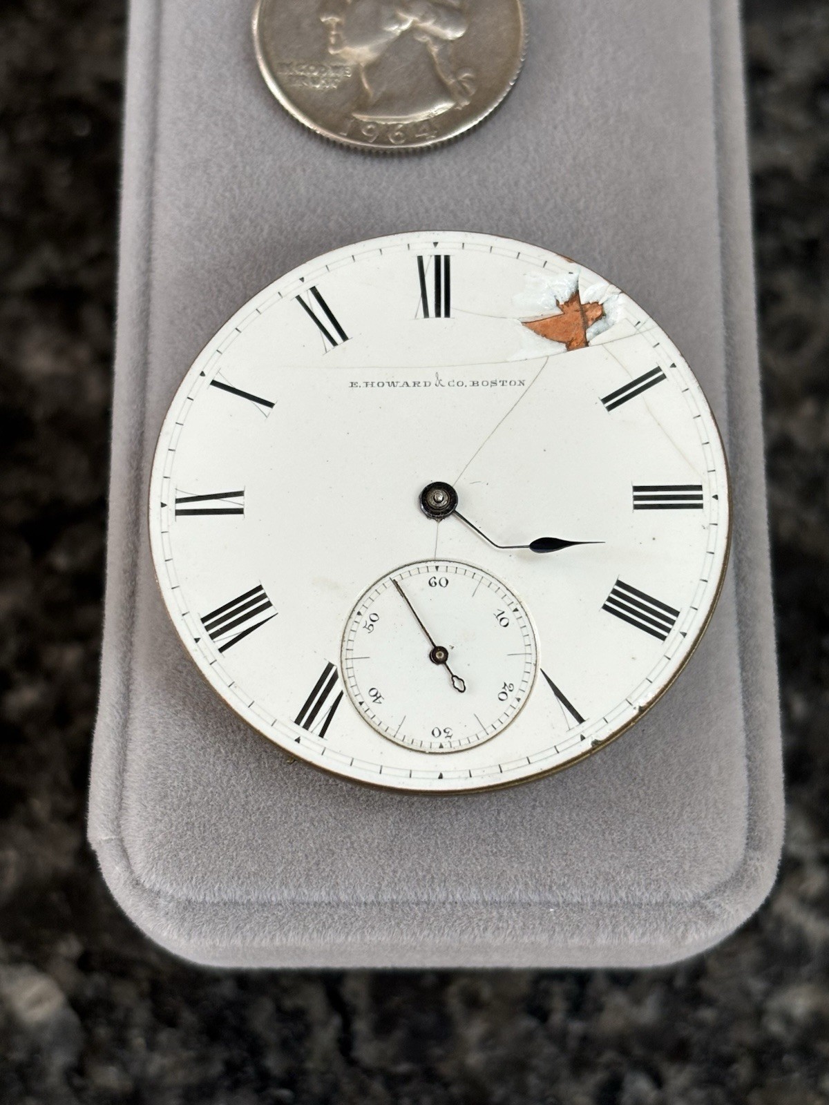 Antique 1868 E. Howard & Co. Series III Size N 15j Pocket Watch Movement – RARE