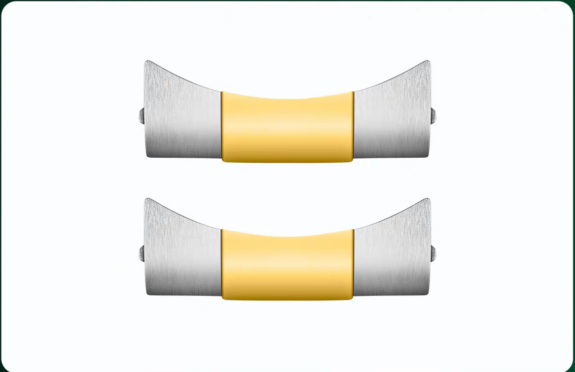CUSTOM STRAP END PIECE FOR ROLEX DAYTONA 16518 16520 16523 116520 116523 2 TONE