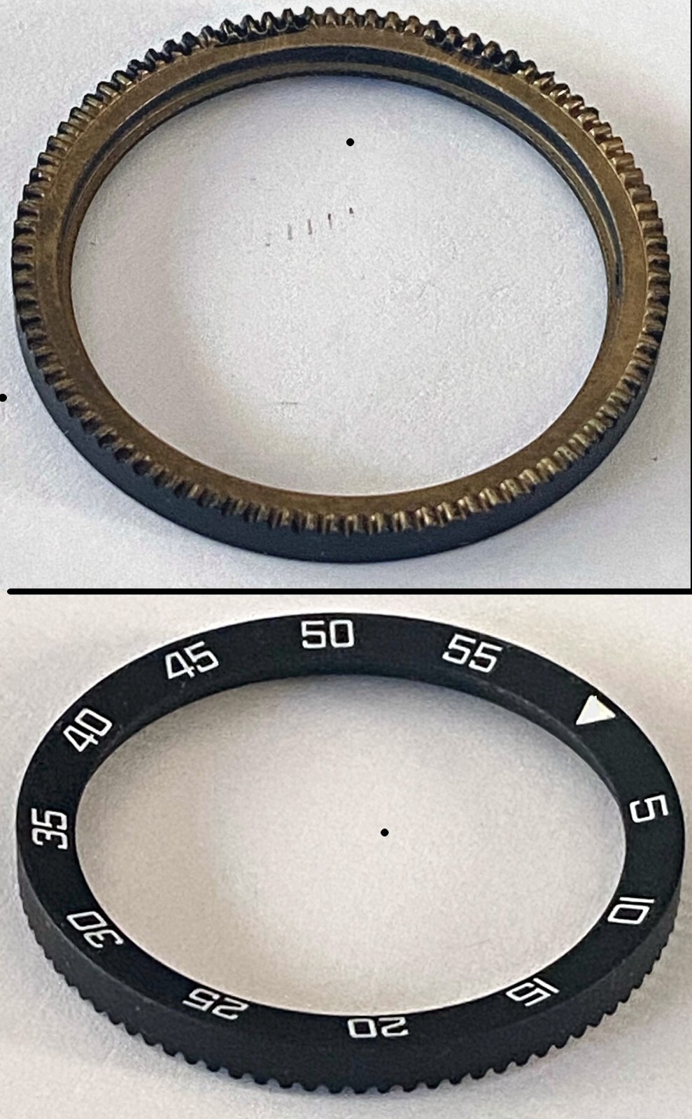 OMEGA FLIGHTMASTER CHRONOSTOP BEZEL INCERT Cal. 911 145.036/145.008/145.026