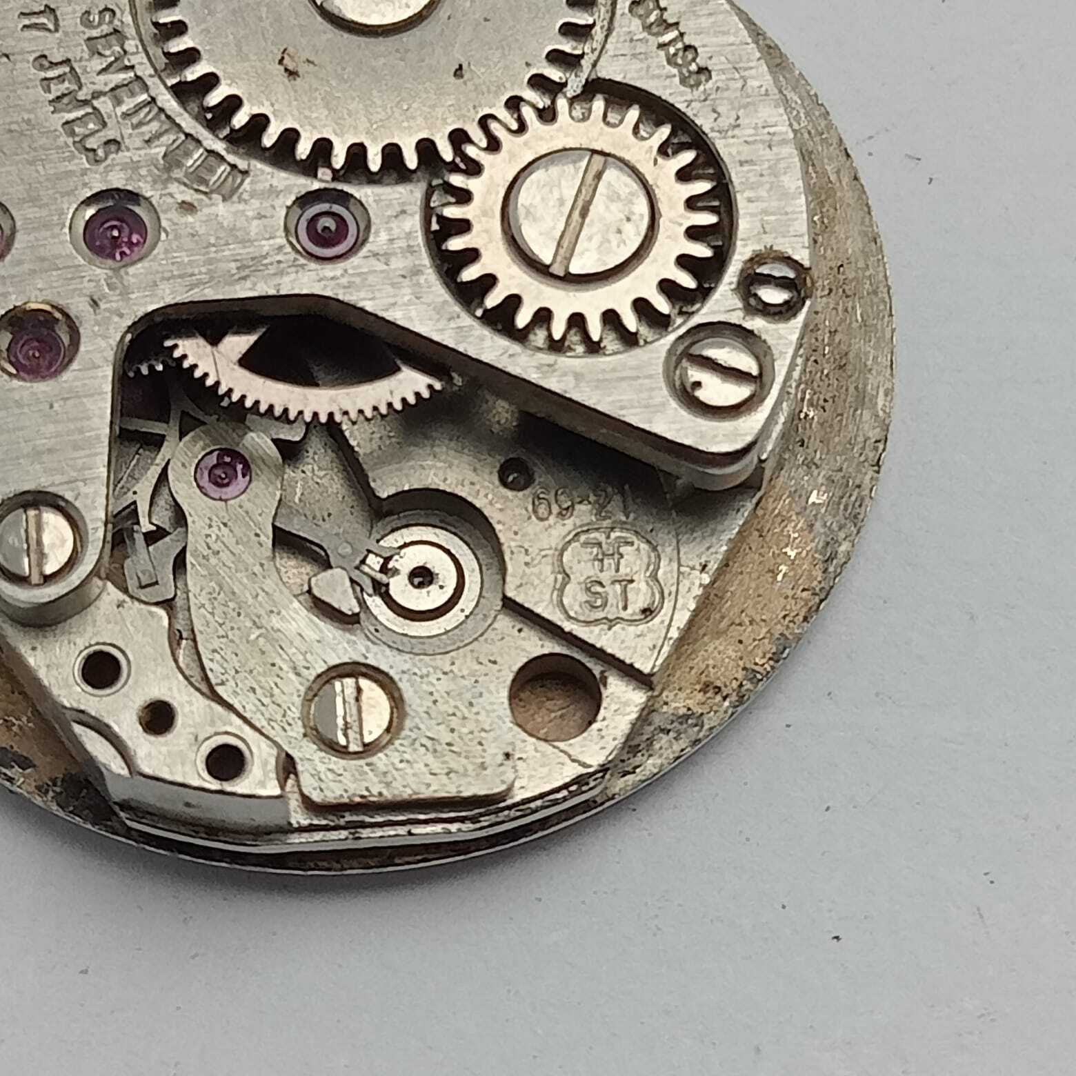 Swiss Camy Incabloc Cal.ST 69-21 Manual Winding Vintage Watch Movement