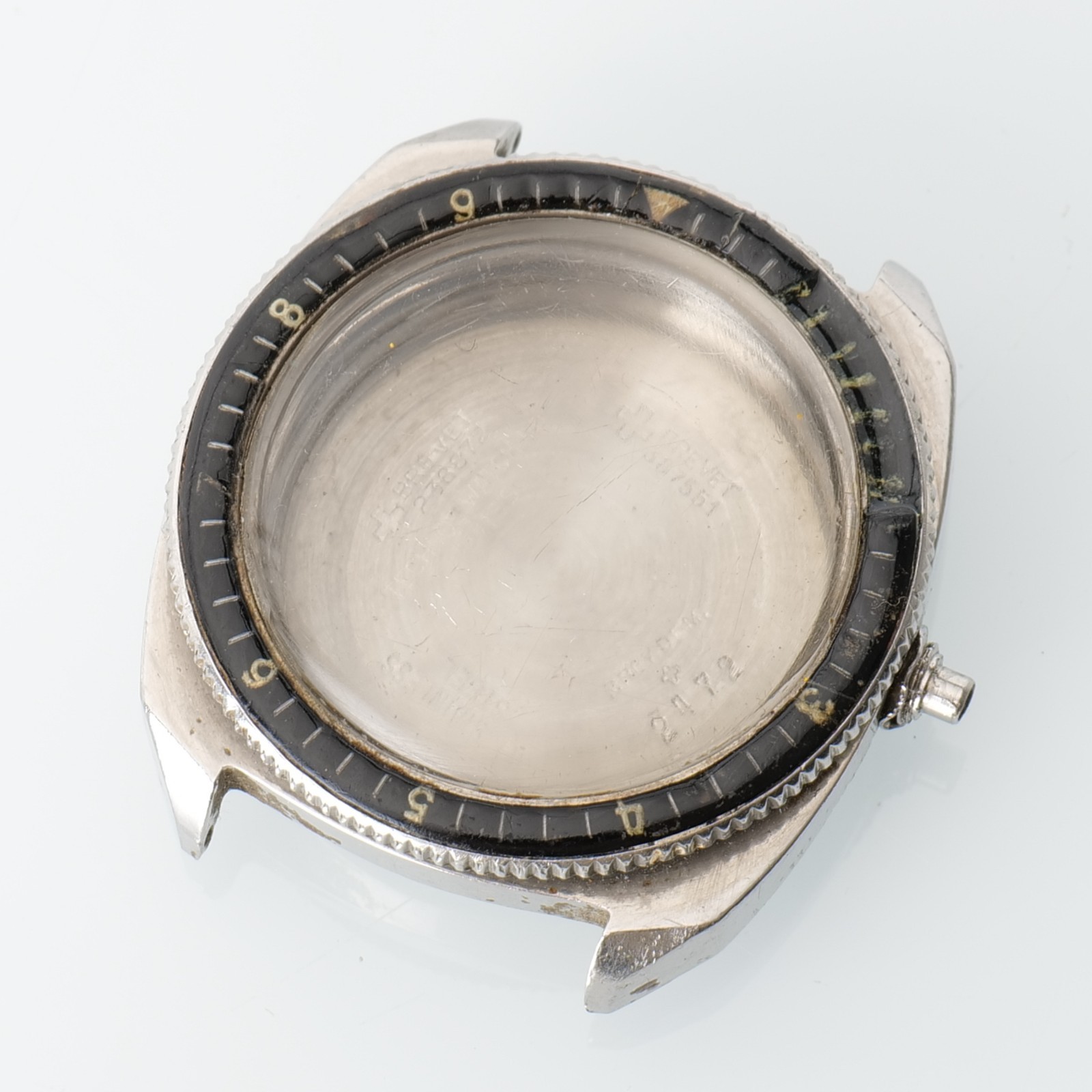 Vintage TECHNOS Sky Diver Watch Case Bezel Watchmakers Parts Repairs Spares