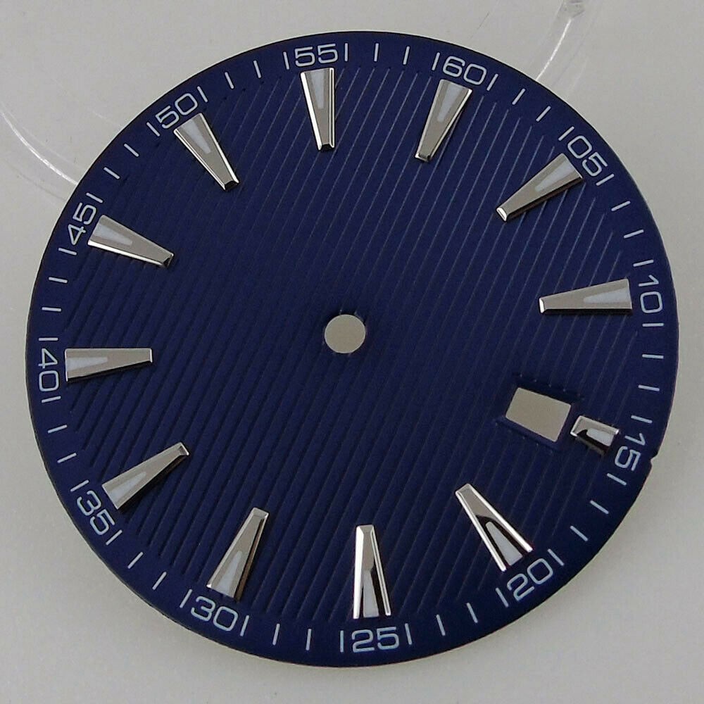 33.5mm Watch Dial Face Plate Date @3 Replacement Part For NH35/NH35A Movement G