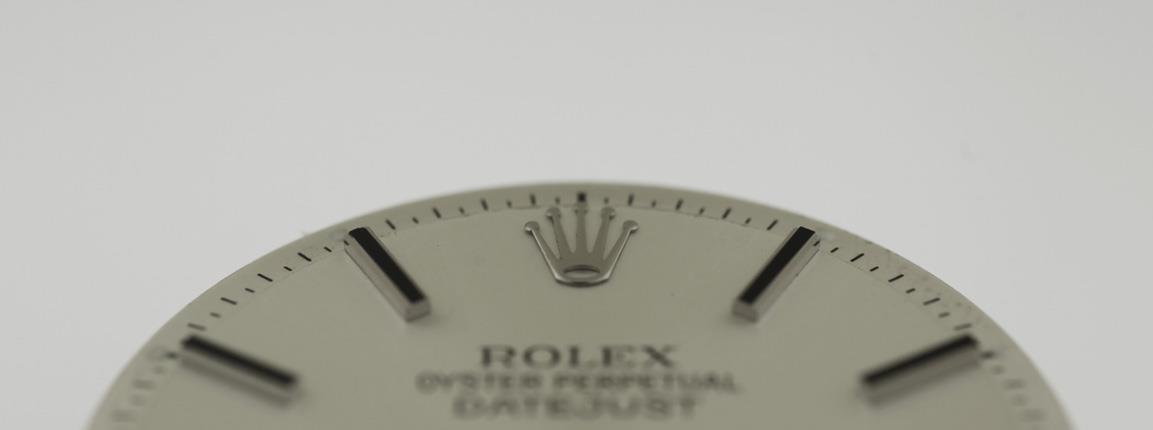 Vintage Men’s Rolex Datejust NQ 1600 1601 1603 Silver Stick Dial SS #A32