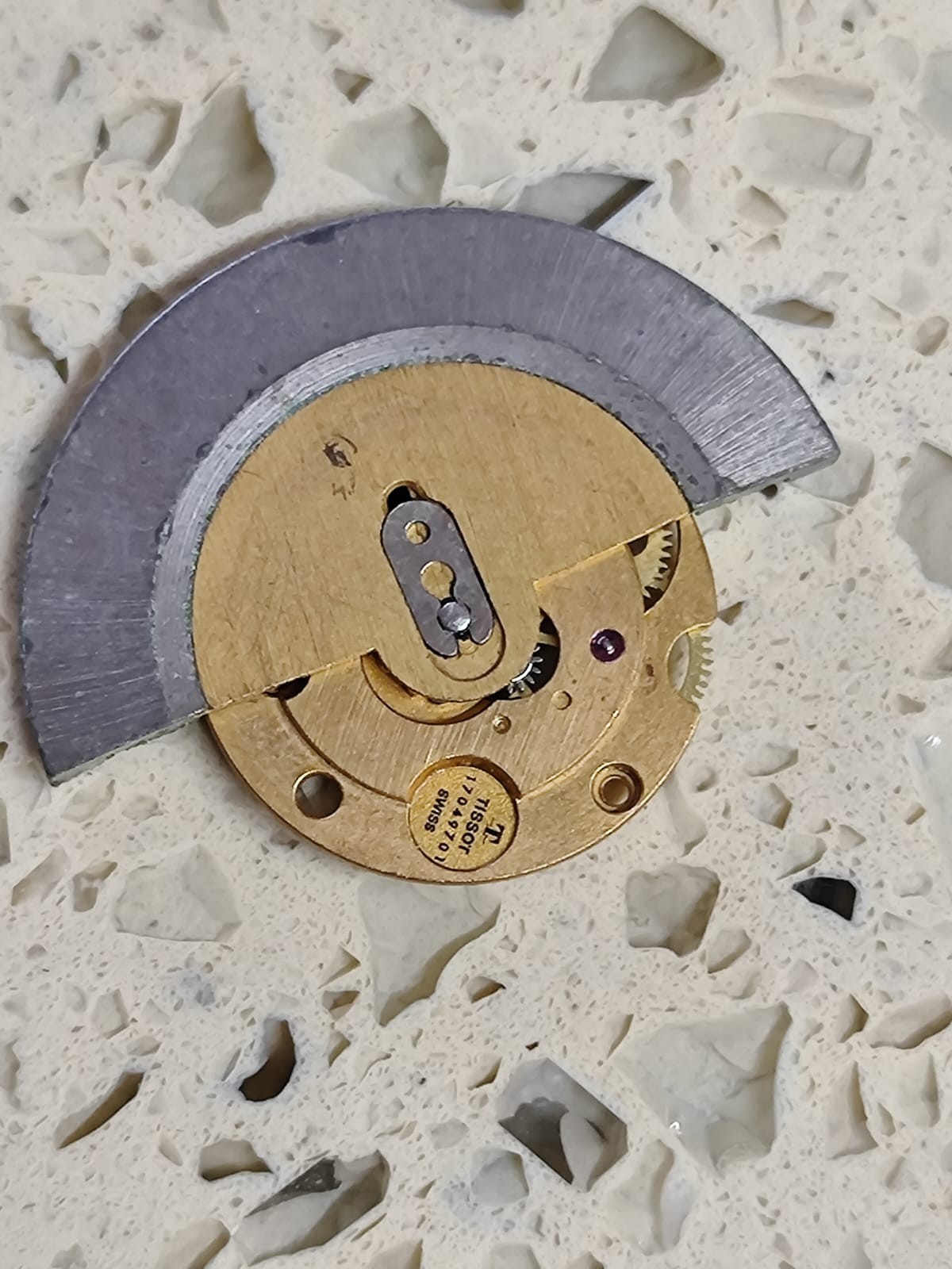 Tissot 2571 /2481 part Automatic device & Oscillating weight Fit Omega 1480 /81