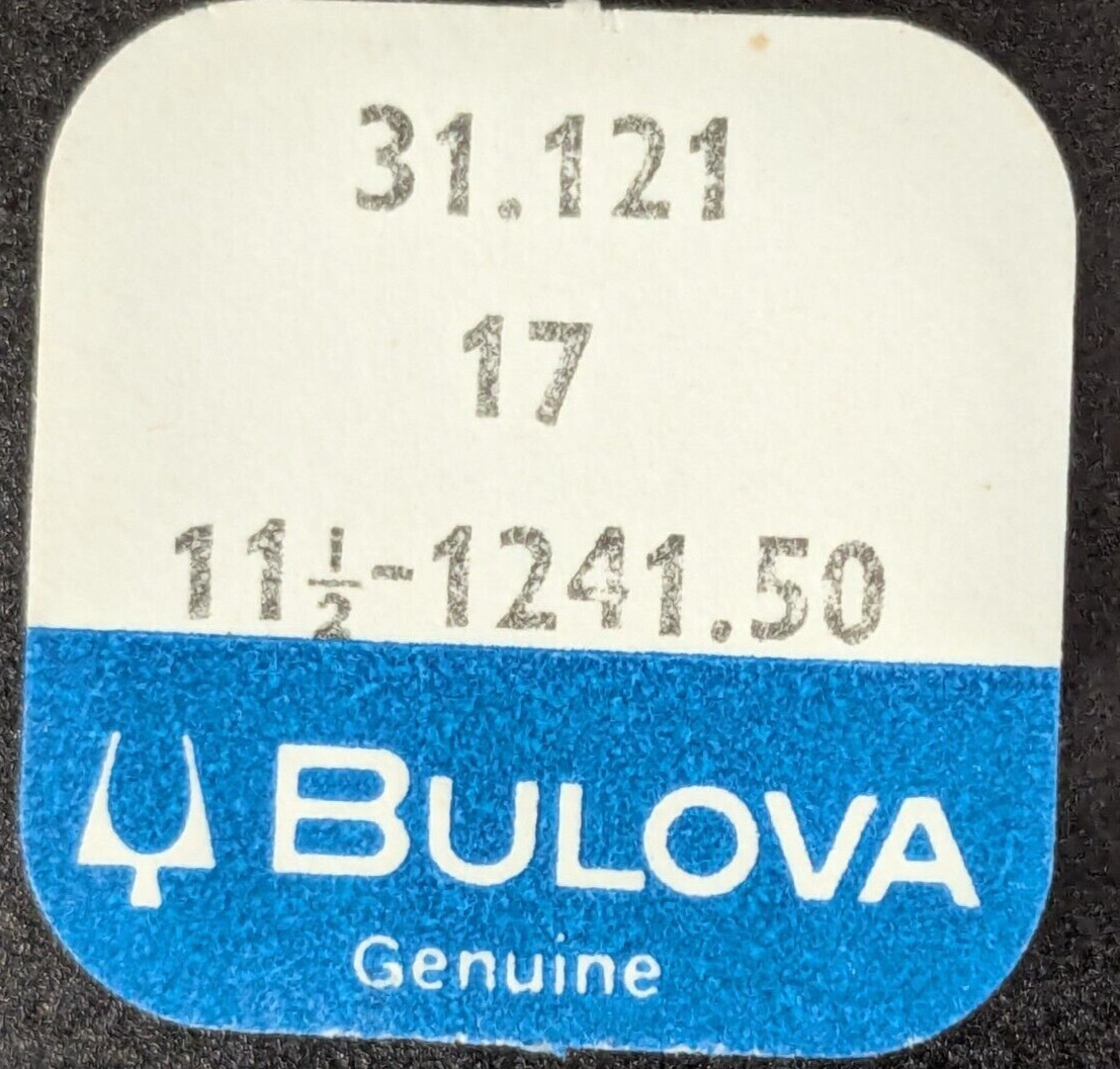 NOS NEW Genuine Bulova Cal. 1241.50 – Clutch Wheel – Vintage Watch Part #17
