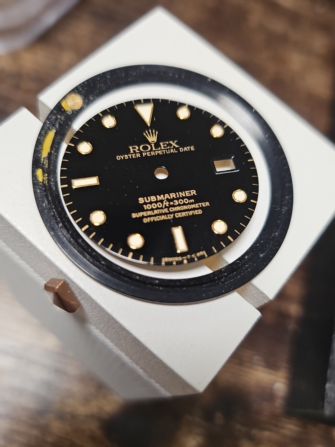 Rolex Dial , Insert ,Hands, Submariner 16808 ,Tritium, Glossy, New old Stock ,