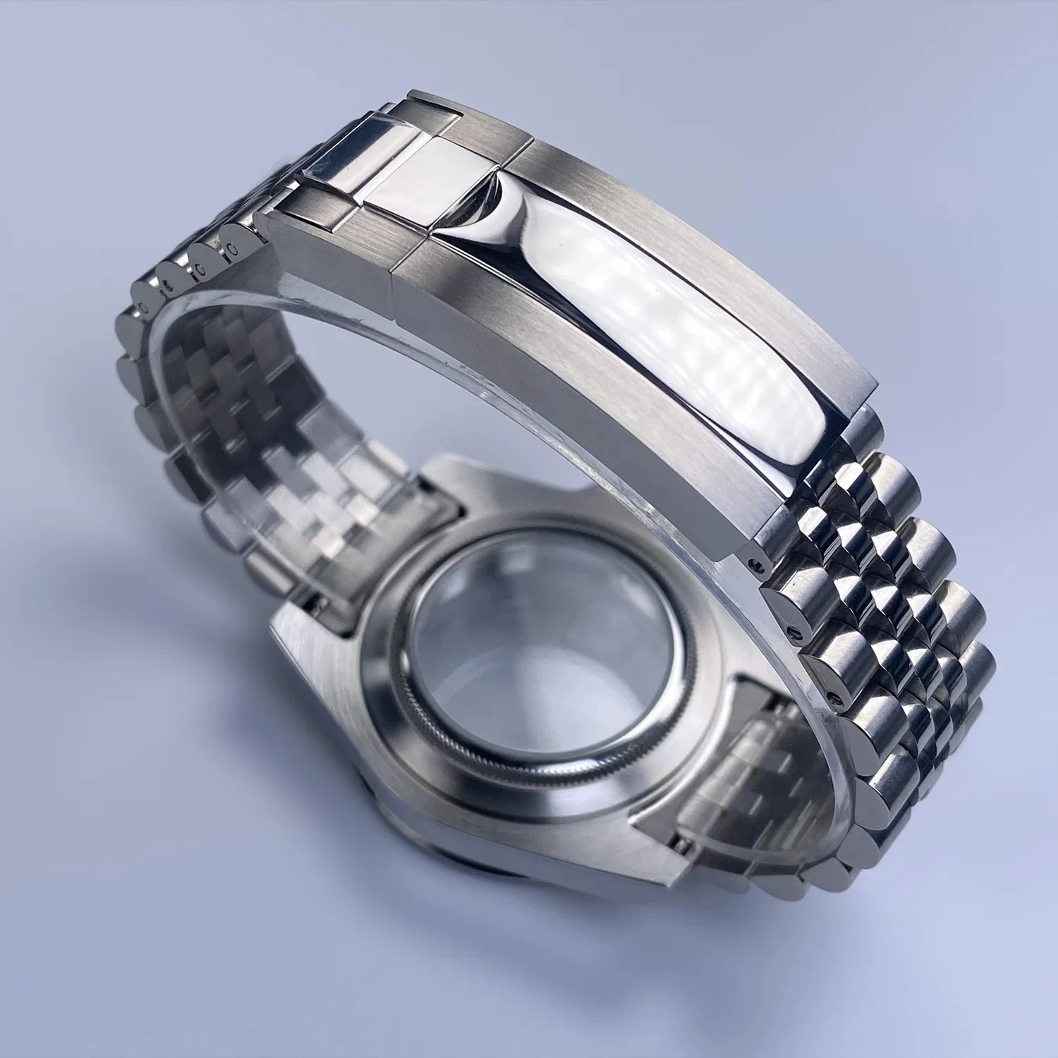 40mm Watch Case NH35 NH34 NH36 Sapphire Crystal Ceramic Bezel Stainless Steel