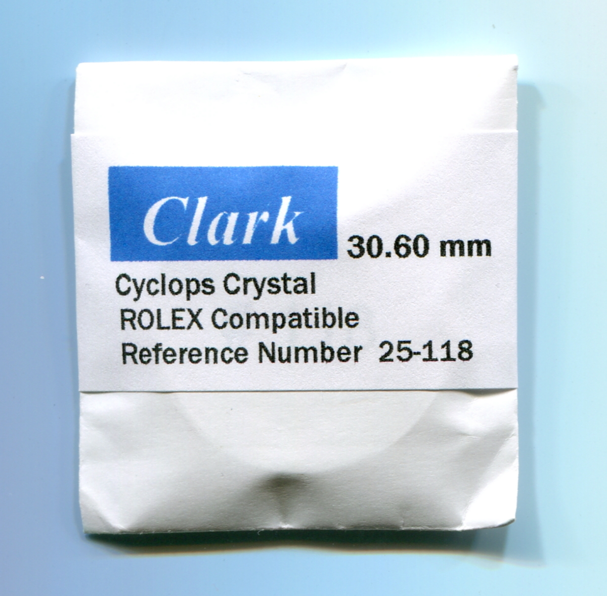 Crystal Ref. # 25-118 118 for Rolex “CLARK”