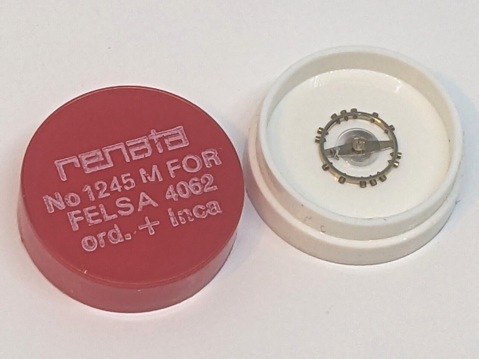 FELSA Caliber 4062 ord & Incabloc Complete Balance Swiss made x 1 piece