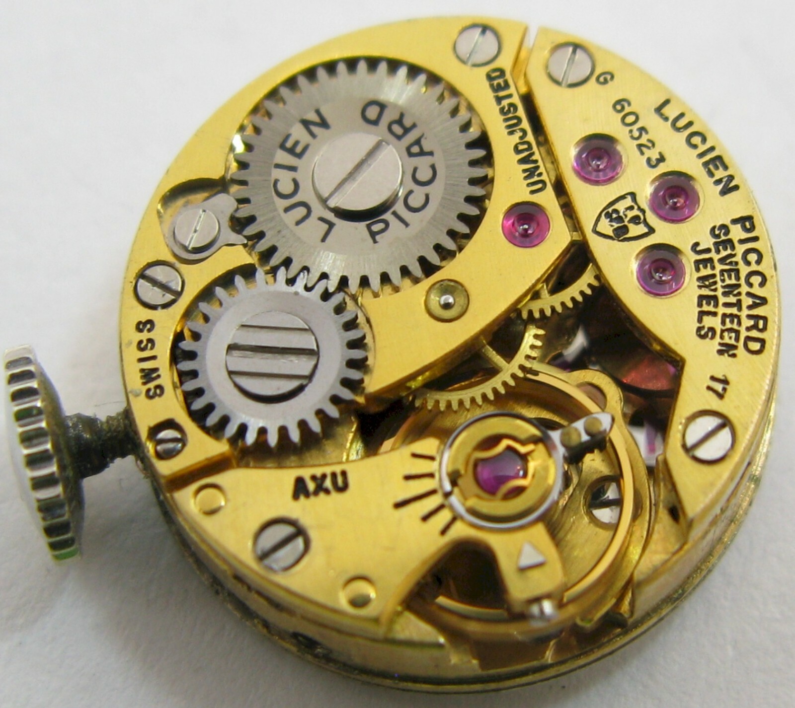 Lady Rayville 60 17 jewels Lucien Piccard LP Watch Movement & dial for parts …