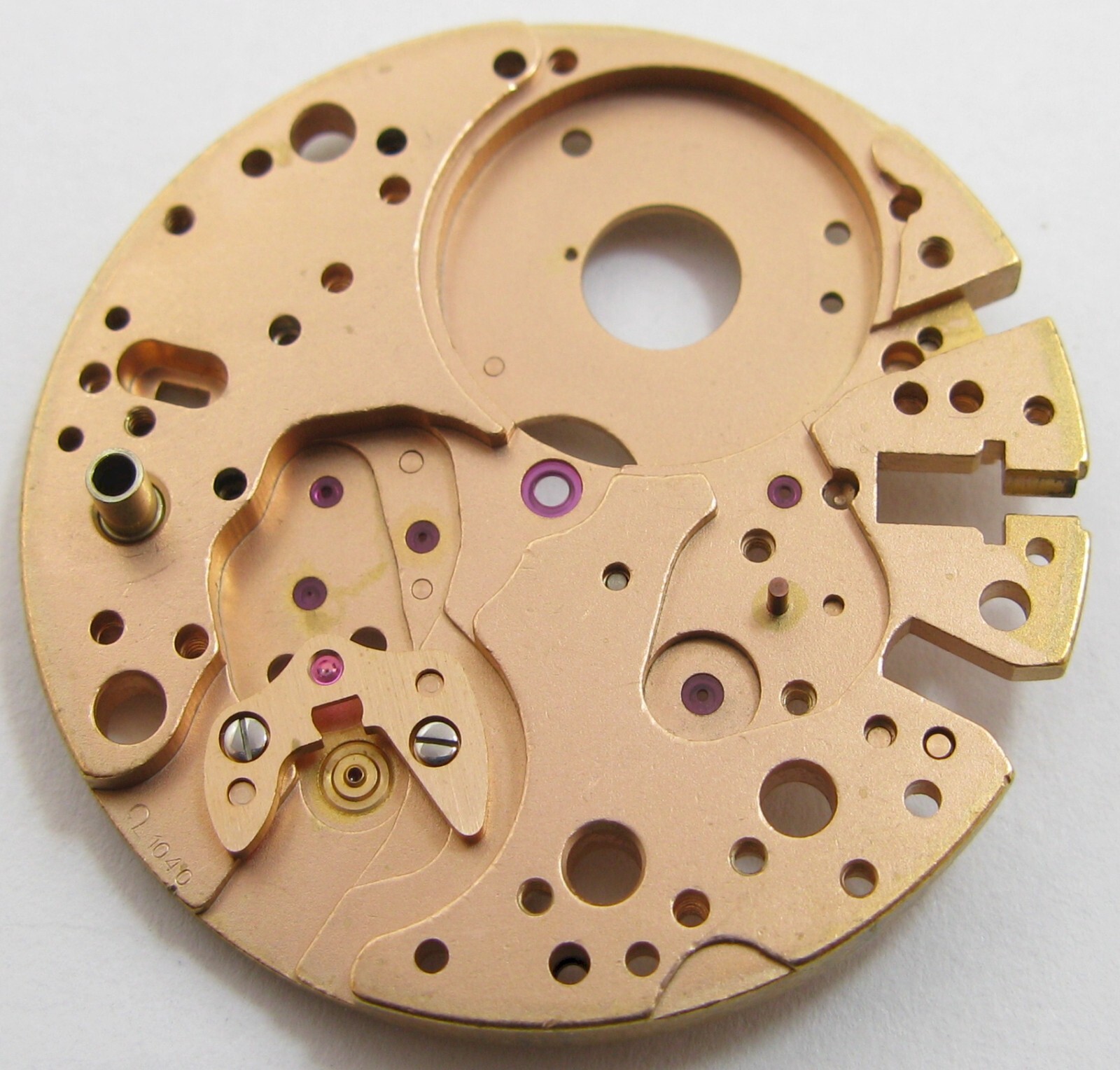 Omega 1040 Lemania Watch 1340 chronograph part 1000 jeweled main plate + 1005 ..