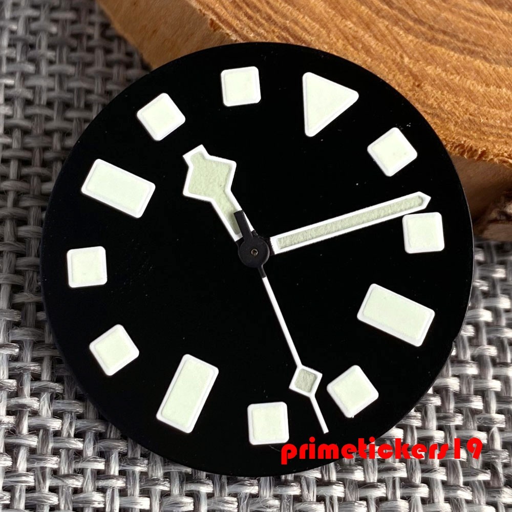 Matte Black/Blue/Green/Purple 29mm Watch Dial Luminous Fit NH35 ETA2824 PT5000