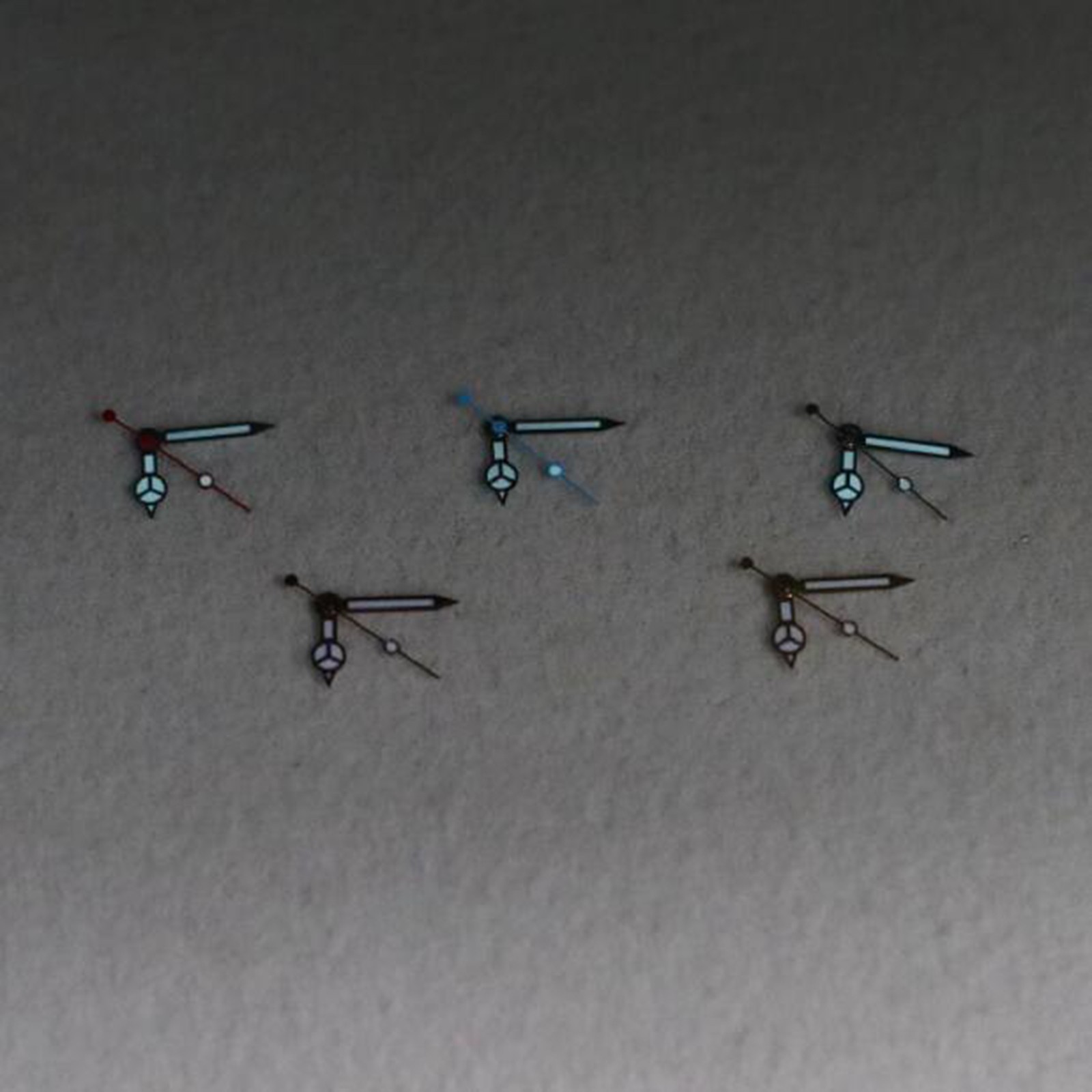 Blue Green Luminous Watch Hands Replacement Parts for 8215 2813 8200 Movement