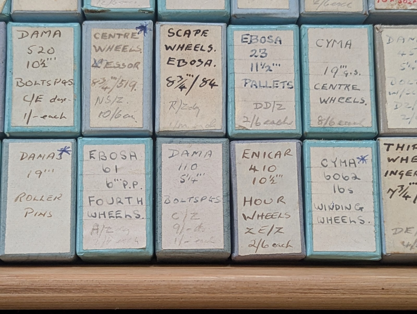 Watch Parts, New Old Stock in Boxes, Various Makes / Cals, Ebosa Damas etc #R581