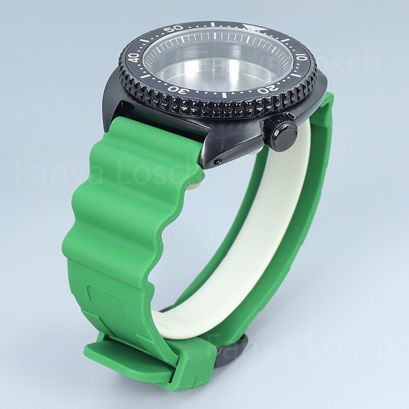 45mm Watch Case Strap Modify Skx009 Mod Sapphire 10ATM For Seiko Nh35 34 NH36 38