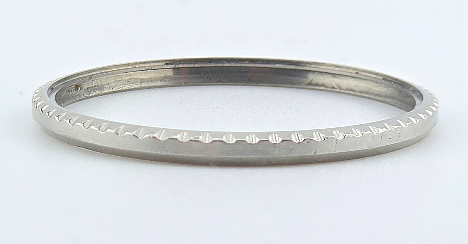 Genuine Rolex Sea Dweller 1665 Bezel with Crystal Retaining Ring