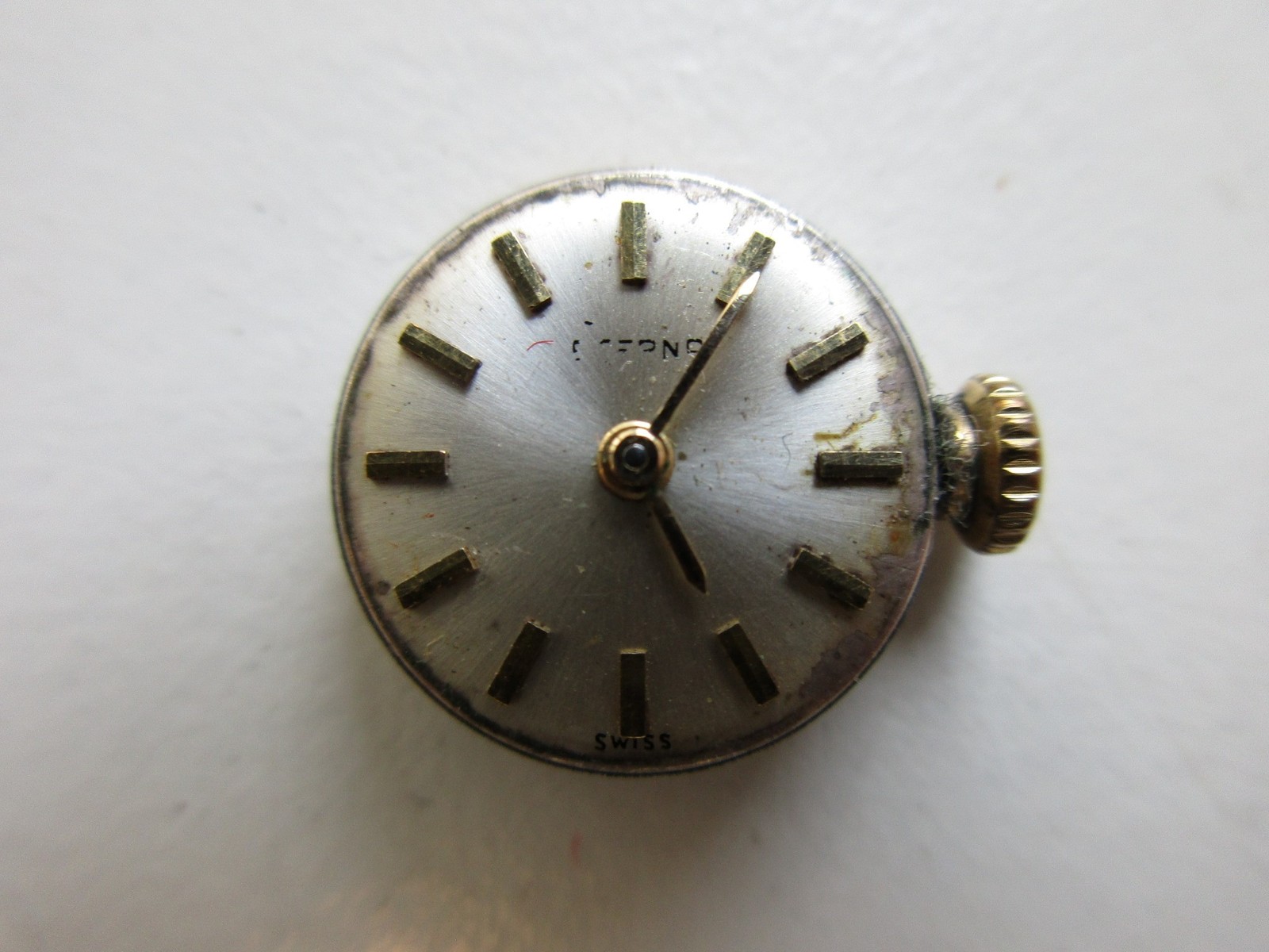Eterna cal. 1418U Swiss watch movement & dial – running