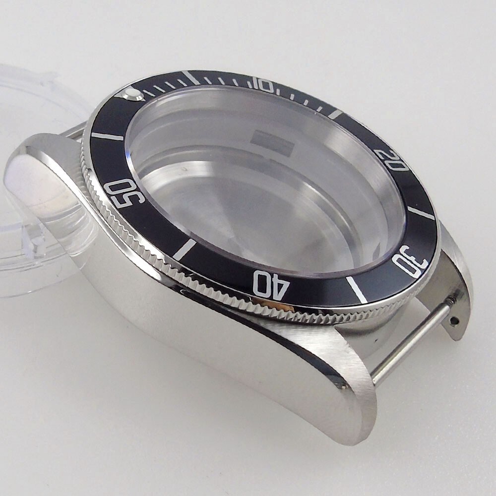 41mm Stainless steel Sapphire Watch Case For NH35 NH36 Movement