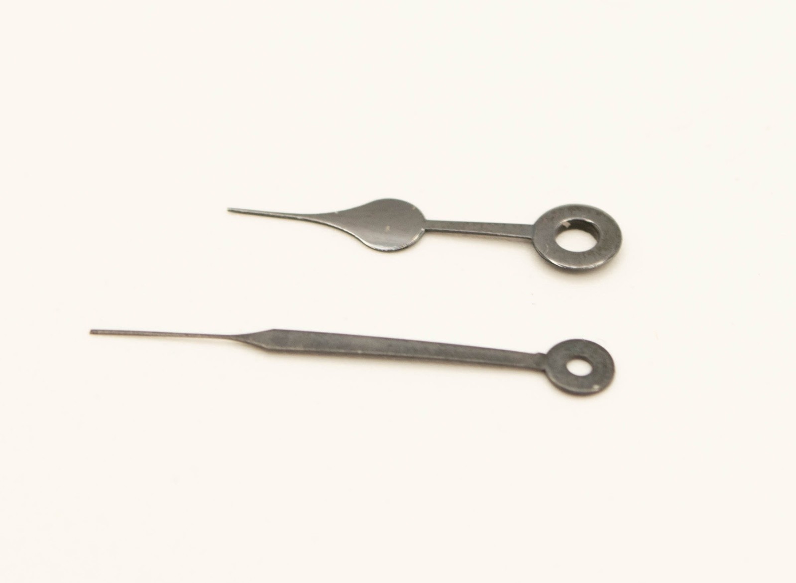 Genuine Elgin Factory NOS 16 Size Pocket Watch Hands Black Spade Minute Pair