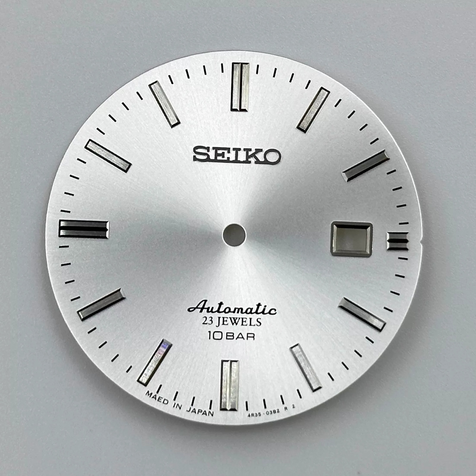34mm Sunburst Pattern Watch Dial No Luminous for Nh35 Movement Watch Parts