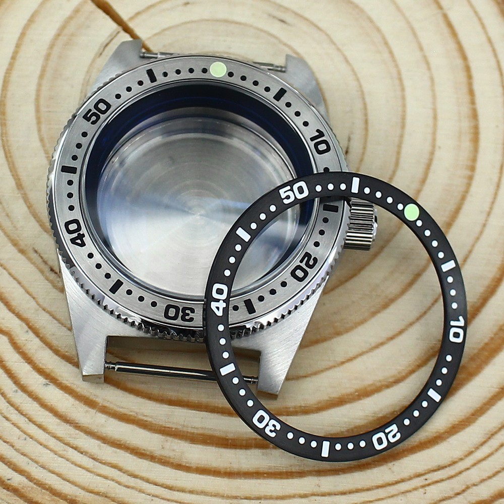 40mm 62MAS Mod Stainless Watch Case Sapphire For Seiko NH34 NH35 NH36 NH38