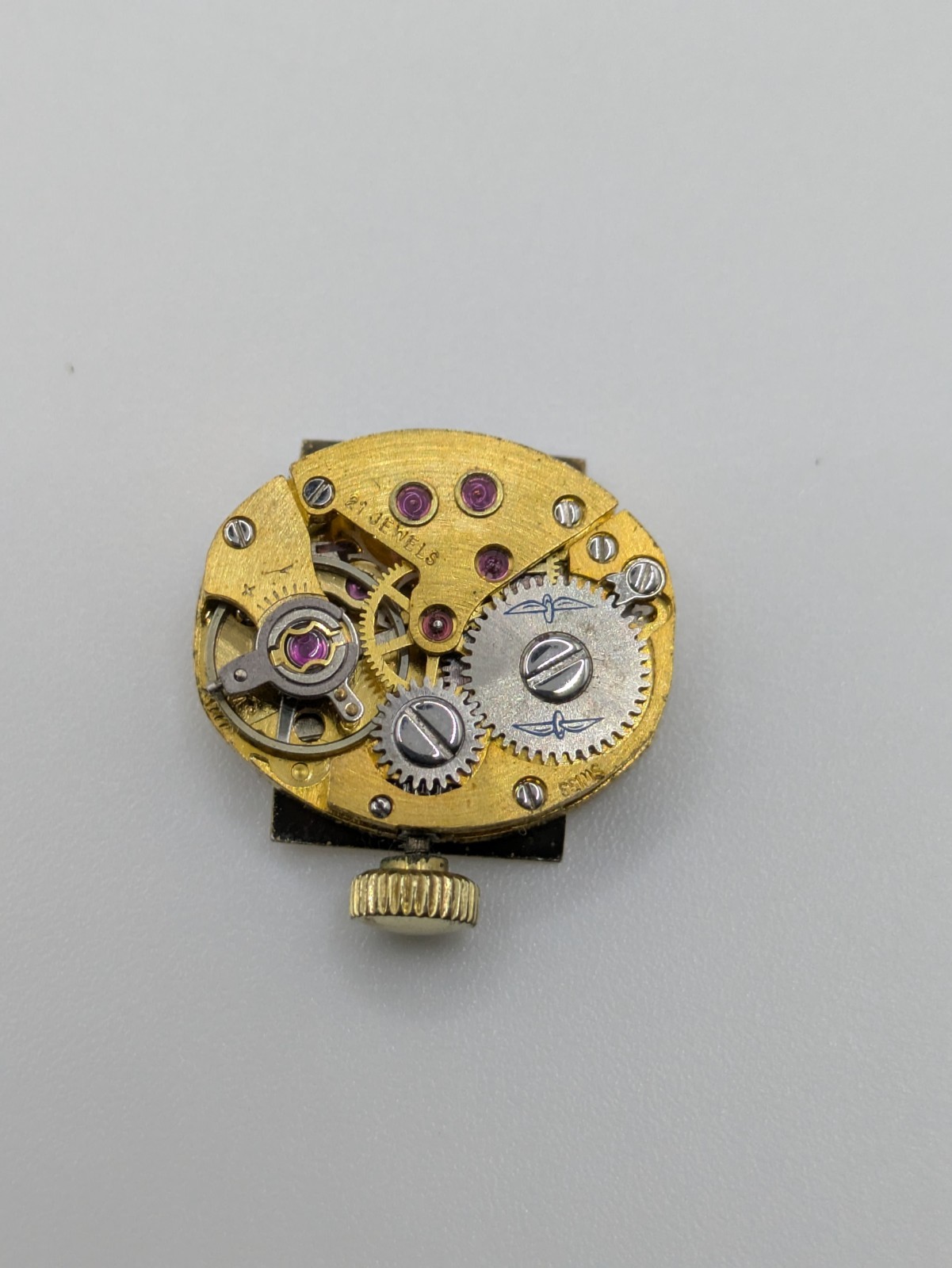 Rotary AS 1777 Manual Watch Movement 21 Jewels Swiss Untested 16.4mm