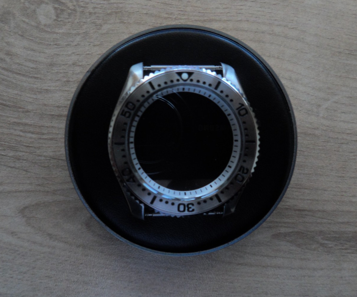 Flat Steel Bezel Instert for Seiko SKX SRPD Stainless Steel insert+Adhesive Ring