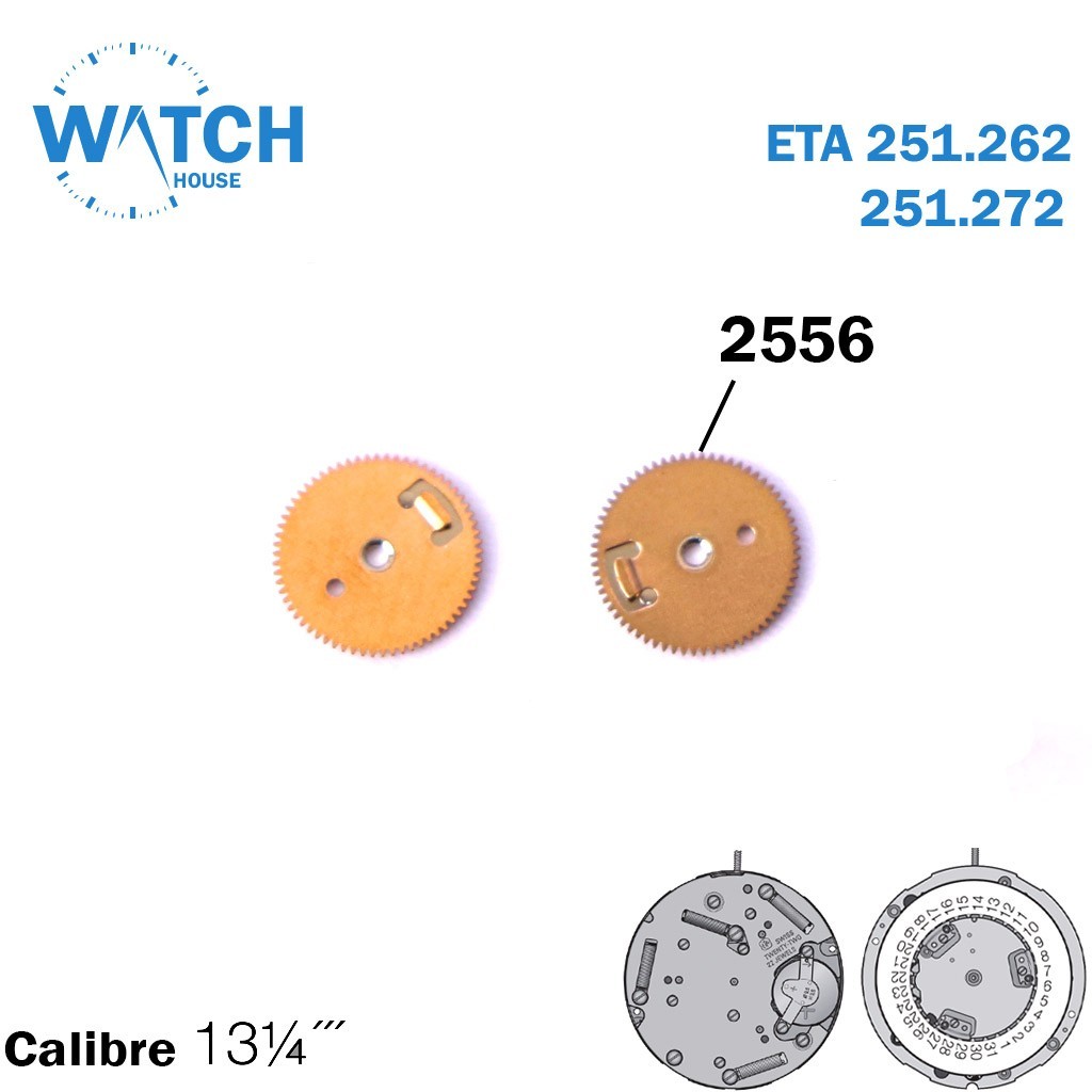 ETA Movement 251.262/272-Date indicator driving wheel-Part Number:2556