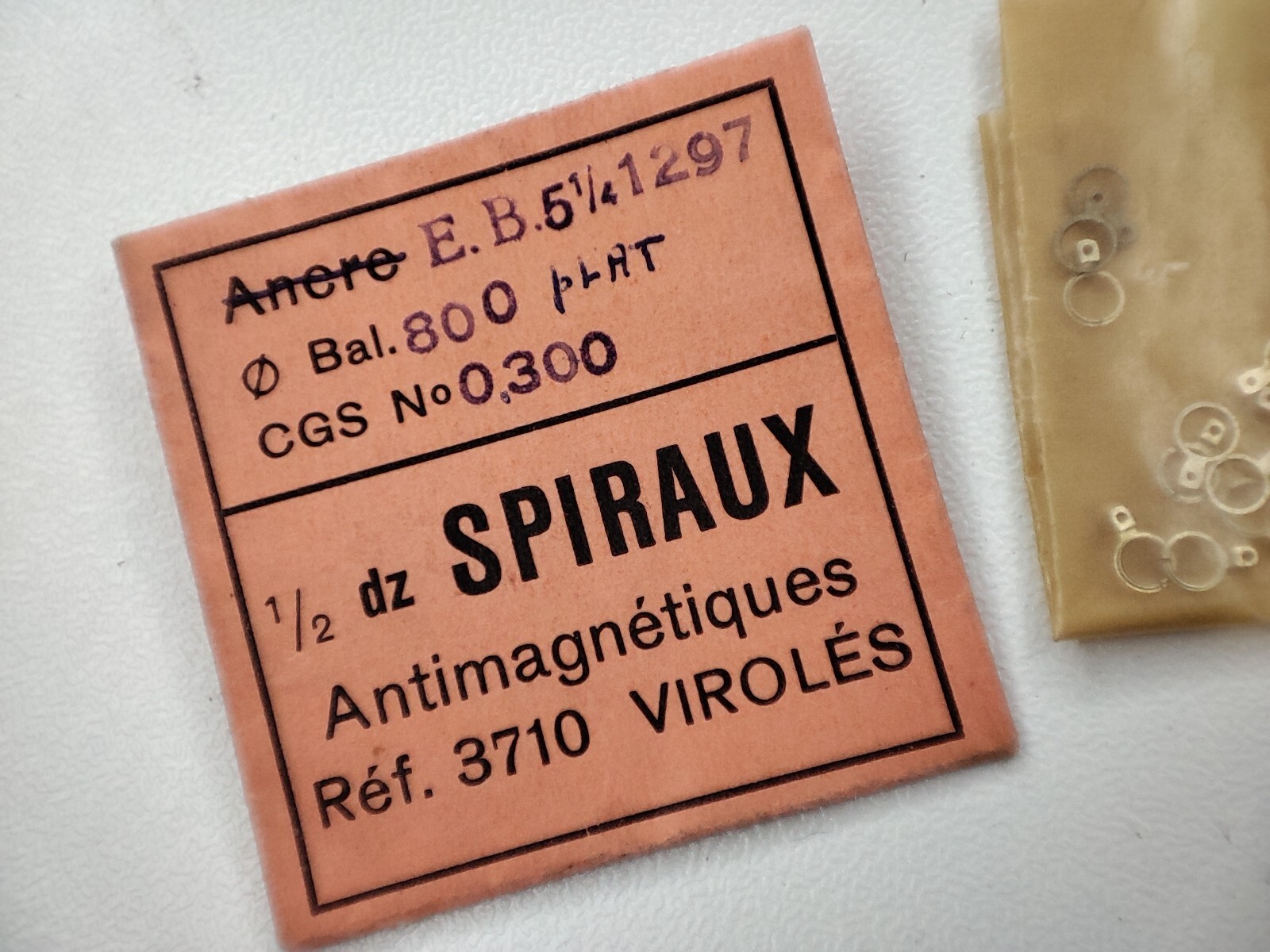 Mix watch parts 11 c, jej ps 32, 16,5 19,5,vis, eb 1297 spiraux and other parts