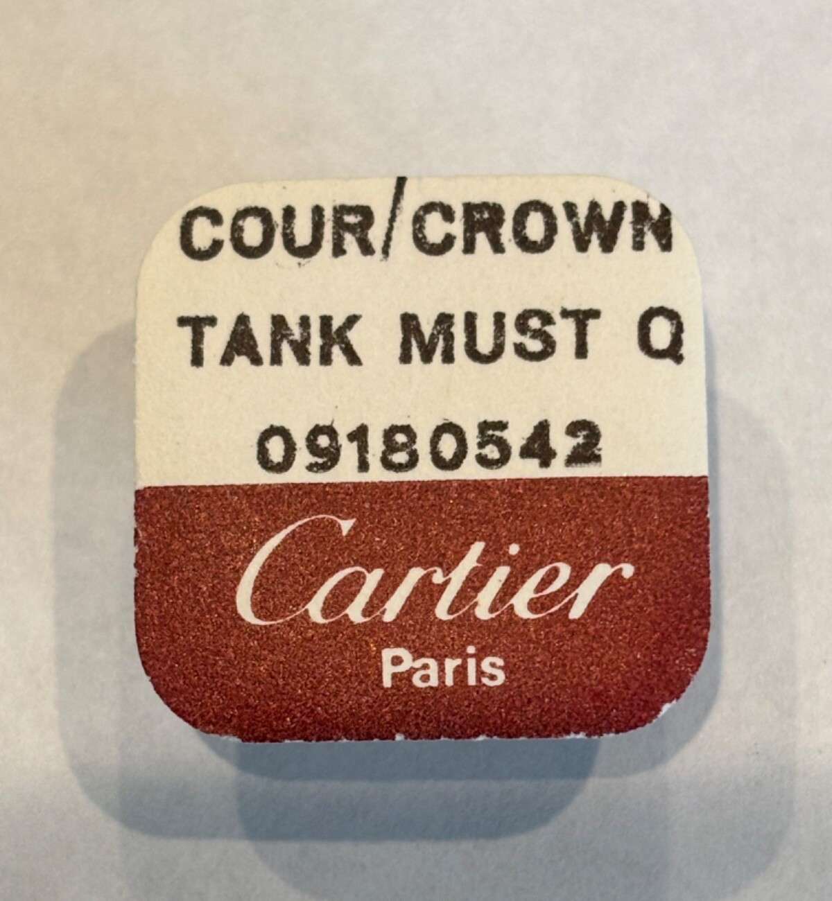 CARTIER Crown, Must 09180542 – Yellow Gold Blue Sapphire