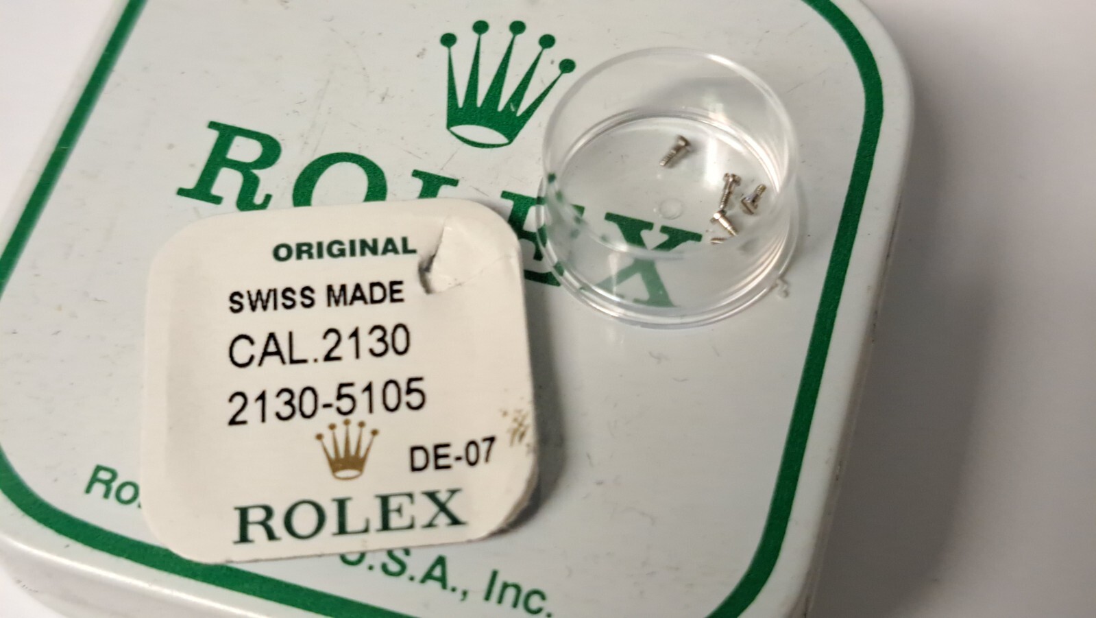 Genuine NEW Original Rolex 2130 5105 Bolt Screw 2135, 1perorder