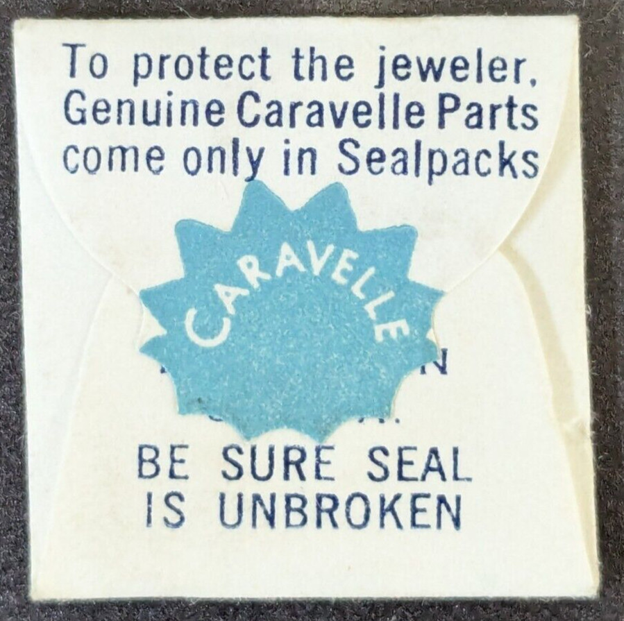 Genuine NOS Bulova Caravelle Cal. 80RC – Upper Cap Jewel Part# 81B