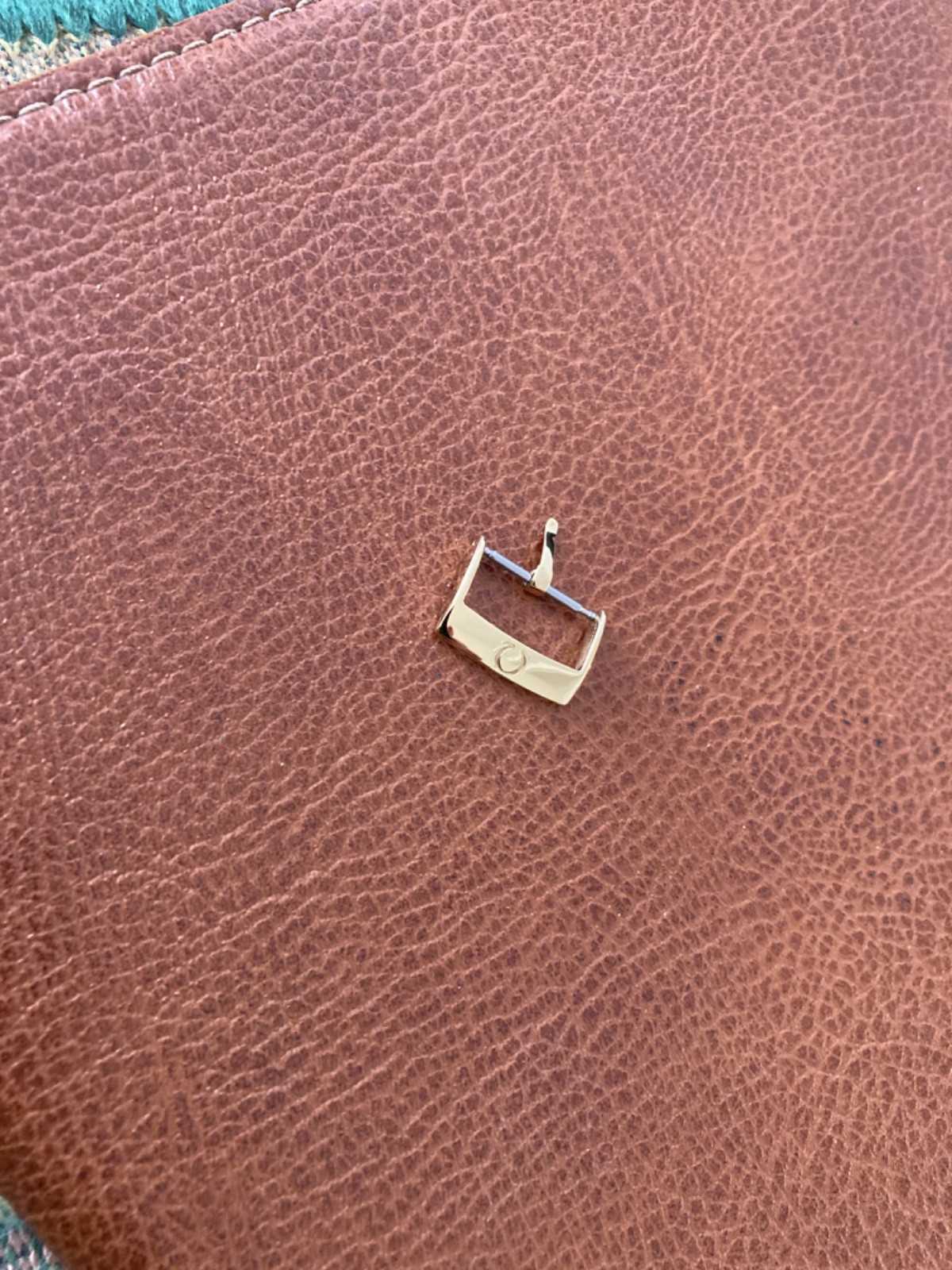 New 18mm OMEGA Stainless Steel Tang Buckle Gold Plated Polish 18 mm