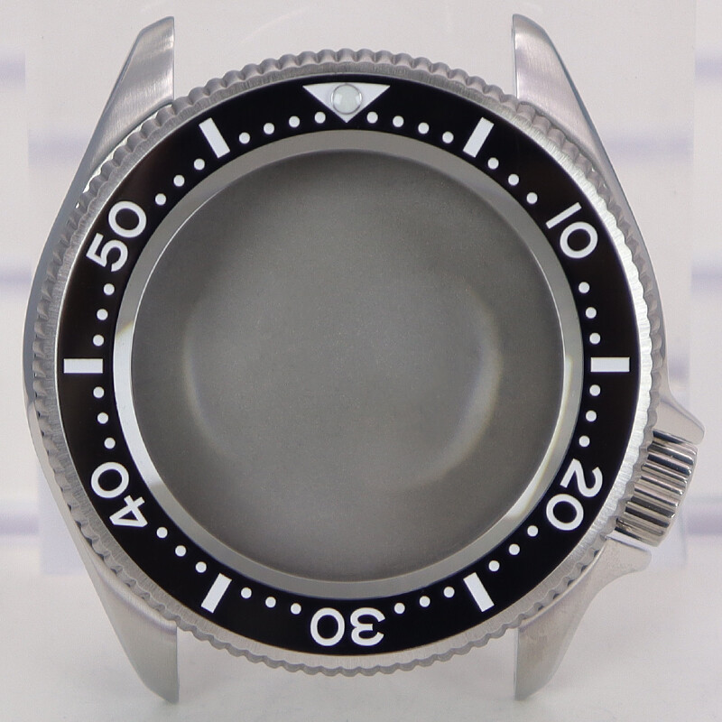 38mm sapphire glass Watch case parts Ceramic bezel For Seiko NH35 NH36 Movement