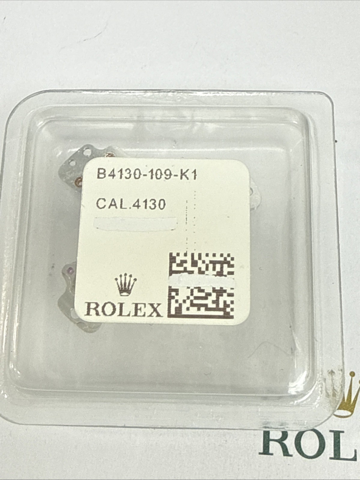 GENUINE Authentic Rolex 4130 109 Train Wheel Bridge New Factory Sealed