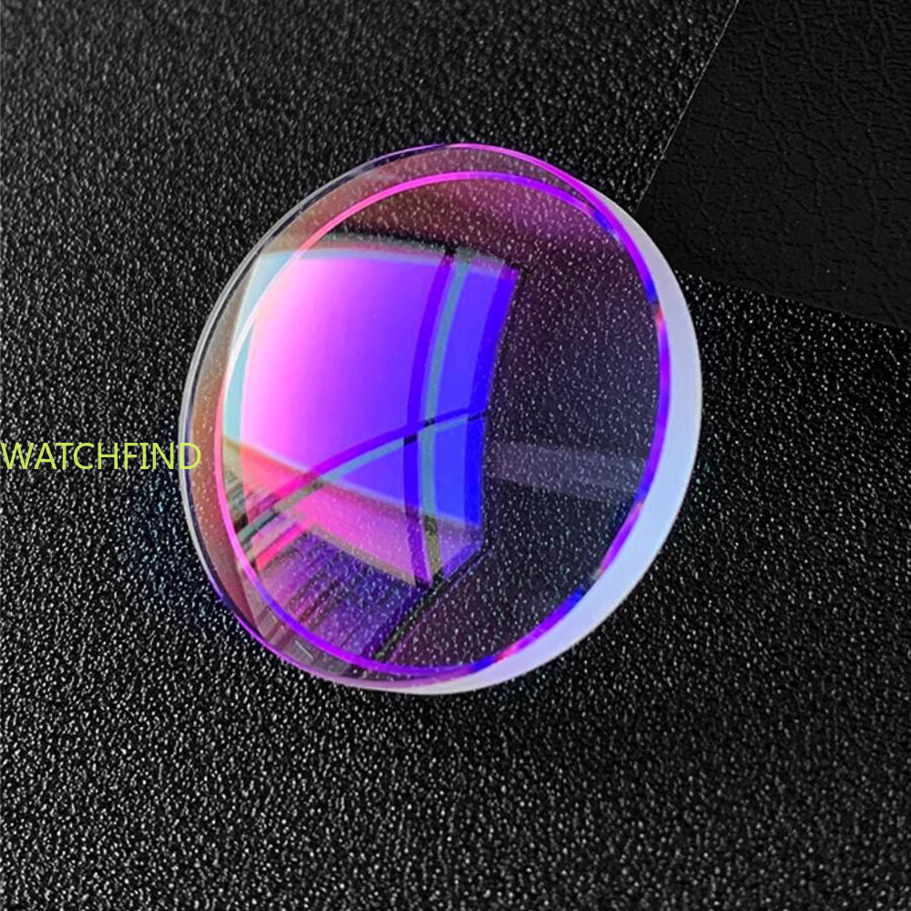 AR Blue Sapphire Double Dome Watch Glass Small Chamfer Crystal fit SKX013 SKX015