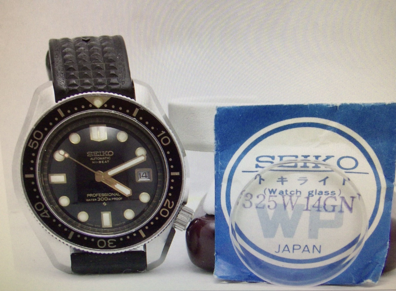 SEIKO 6159-7000 Crystal,Crown,2 Crown Posts M/F,Joint Stem Spring And Rest,NOS