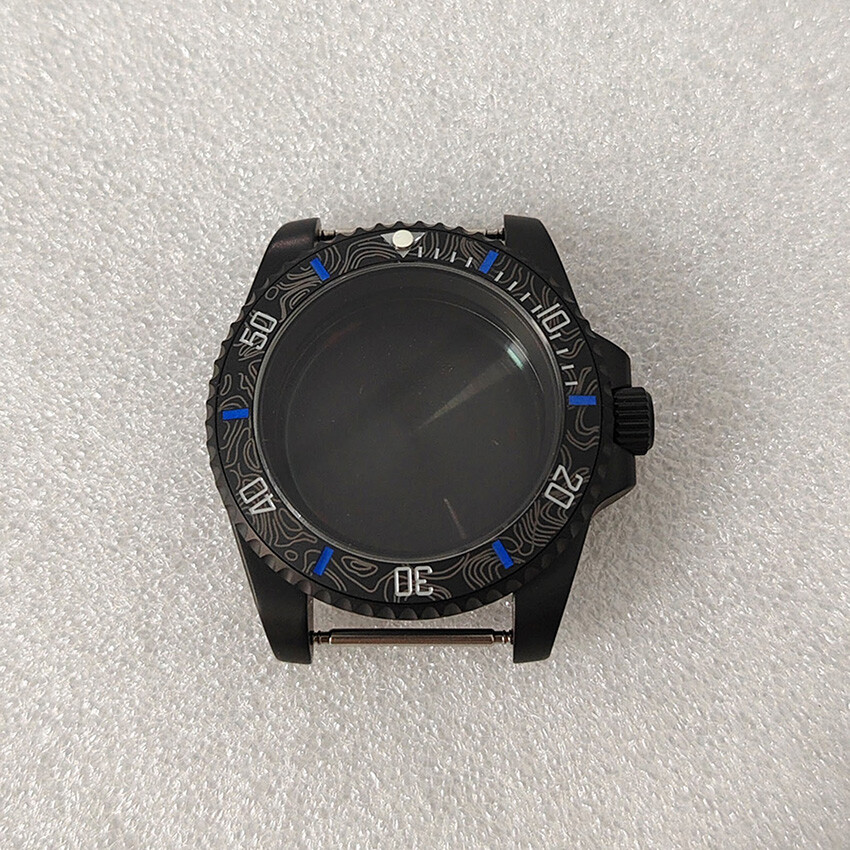 40MM SUB Watch Case Sapphire Glass for NH35/NH36 Movement Watch Accessories