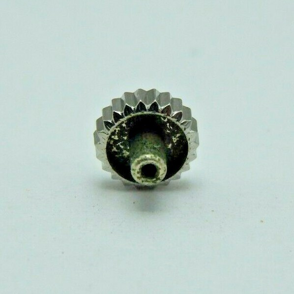 Vintage Sealed NEW OLD STOCK original Mido Crown 48-35-40 4.8mm Stainless BlancT