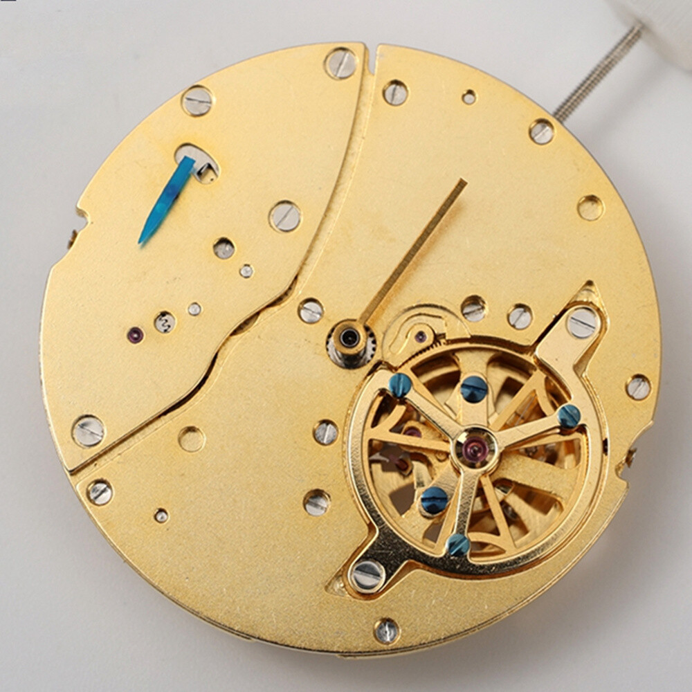 Shanghai Golden Bare Balance Wheel Power Pointed Automatic Mechanical Movement