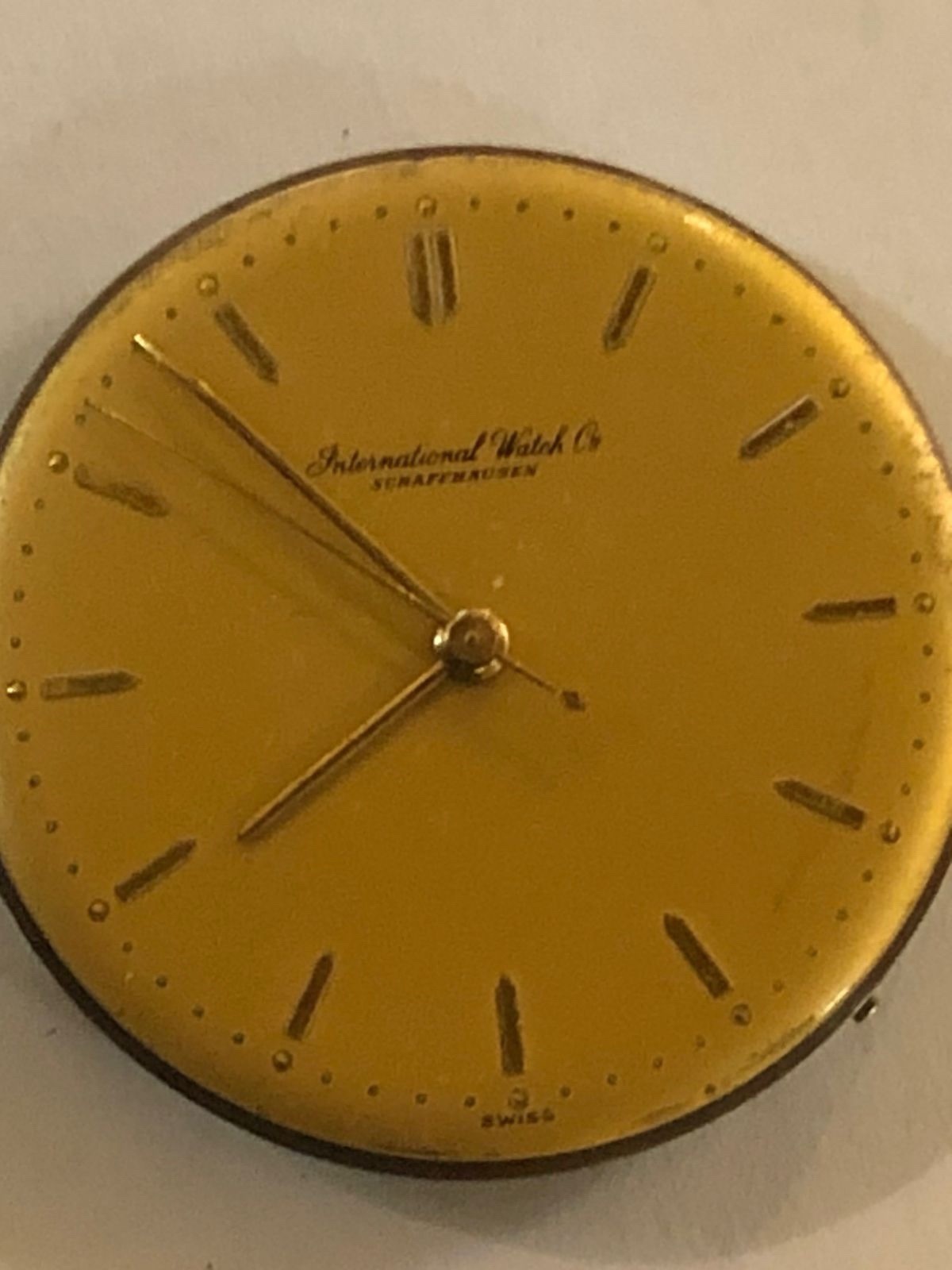 IWC Schaffhausen Cal C 89 Movement Good working plus dial