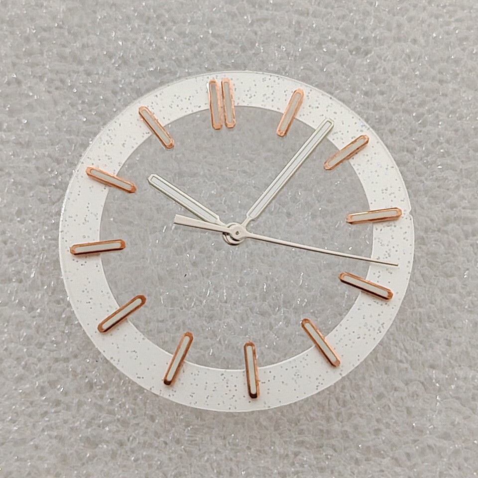 Watch Dial Transparent Skeletonized Star Dial 31.8mm + Hand for NH35/70 Movement