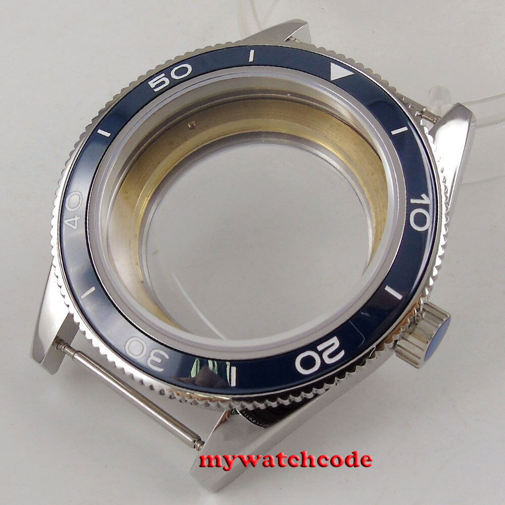 10ATM 41mm Sapphire Glass Watch Case Fit Automatic NH35A NH36A Miyota ETA2824